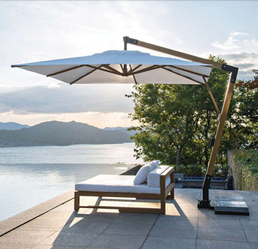 PARASOL EXCENTRE CAP BÉNAT 3x3 M